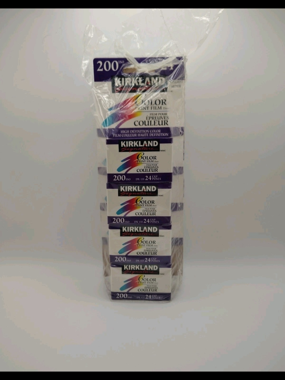 Vintage Kirkland Signature 200 ISO 35mm Color Print Film 24 Exp 4-Pack SEALED